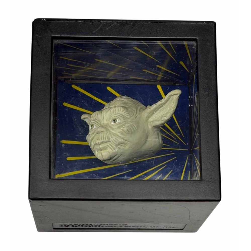 Yoda Darth Vader Taco Bell Cube Vintage Star Wars Toy 90s Taco Bell 3D illusion